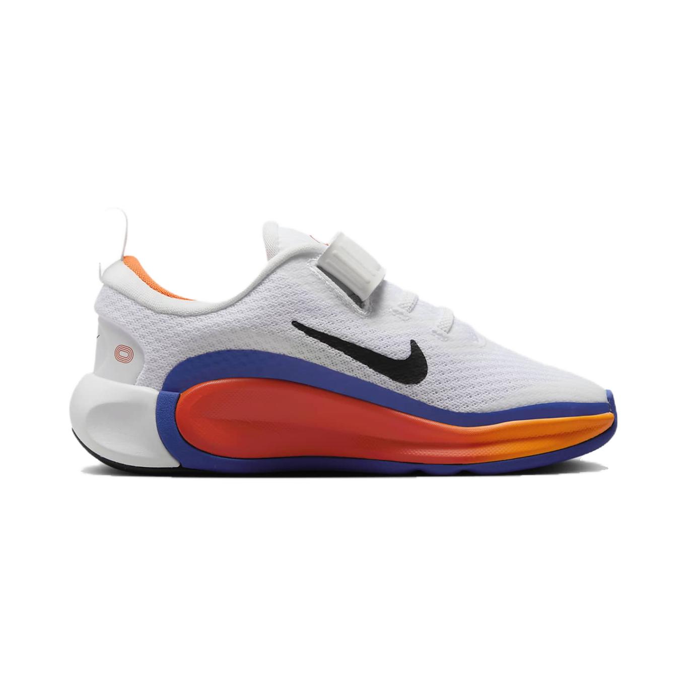 Беговые дышащие кроссовки Nike Infinity Flow для детей 3-7 лет бело-синие — фото 2
