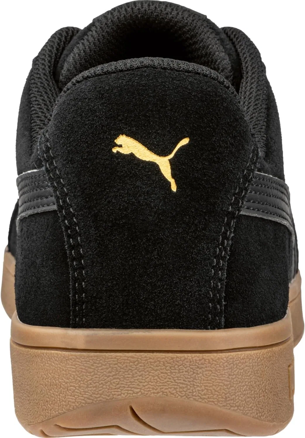 Мужские кроссовки PUMA Iconic Suede Low Oxford из замши, Black Black Gum