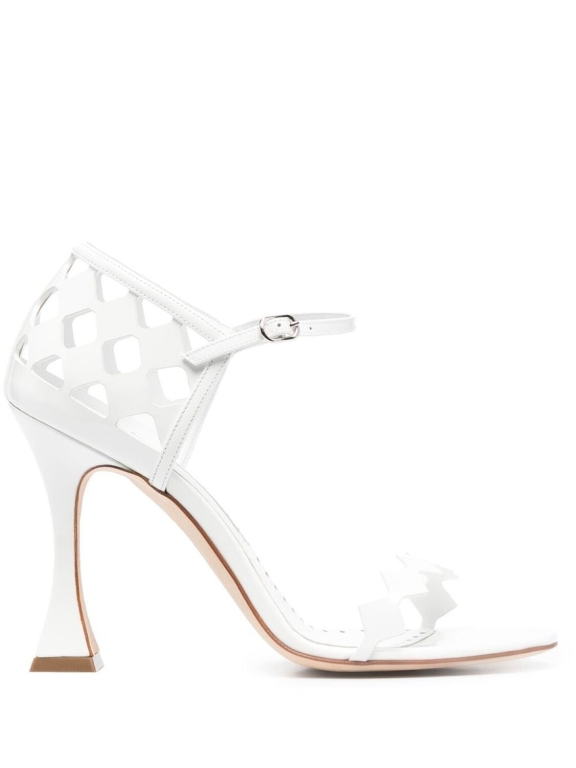 

Manolo Blahnik босоножки Kalun, белый