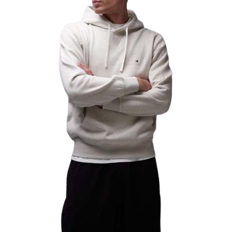 

Толстовка с капюшоном на шнуровке Tommy Hilfiger, oat