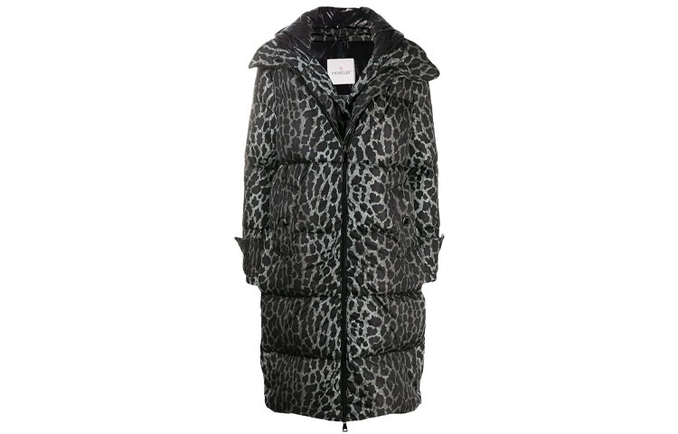 

Пуховик женский черный Moncler