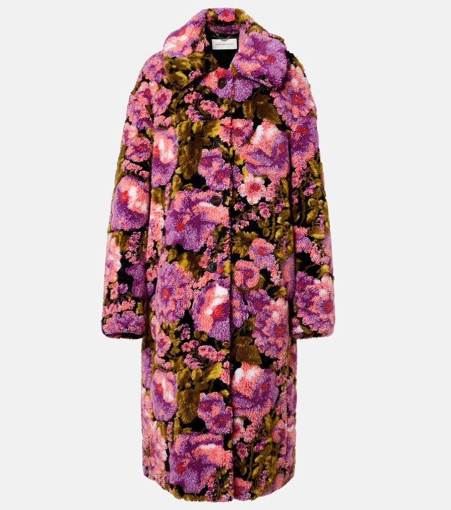 

Цветочное пальто Dries Van Noten, Pink