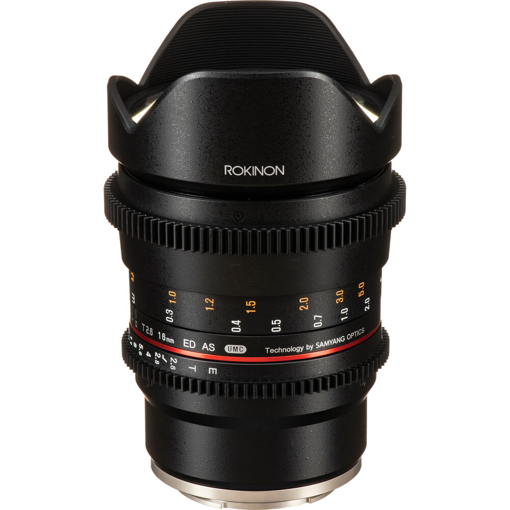 

Объектив Rokinon 16 мм T2.6 для полнокадровой киносъемки (крепление Sony E)