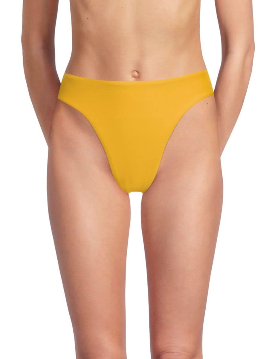 

Бикини с высоким вырезом Kasa Andrea Iyamah, цвет Mustard