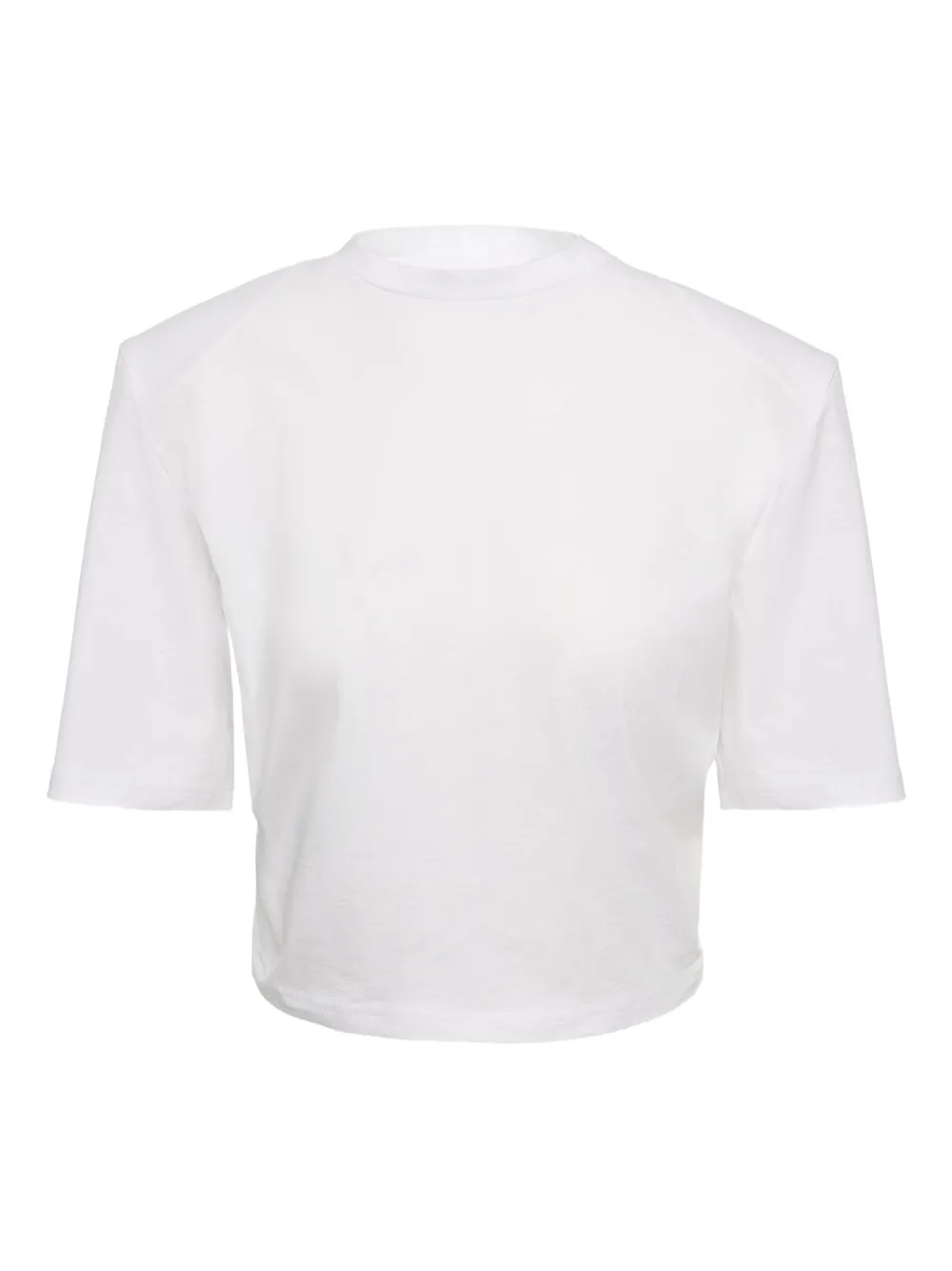 

Топ с объемными плечами и открытой спиной Ana Radu, белый