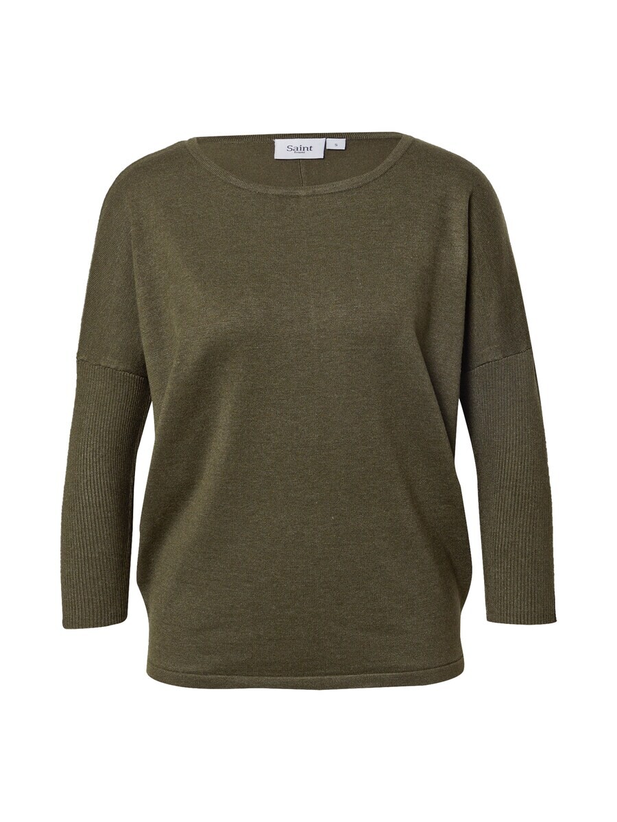 

Базовый свитер SAINT TROPEZ Sweater Mila, темно-зеленый