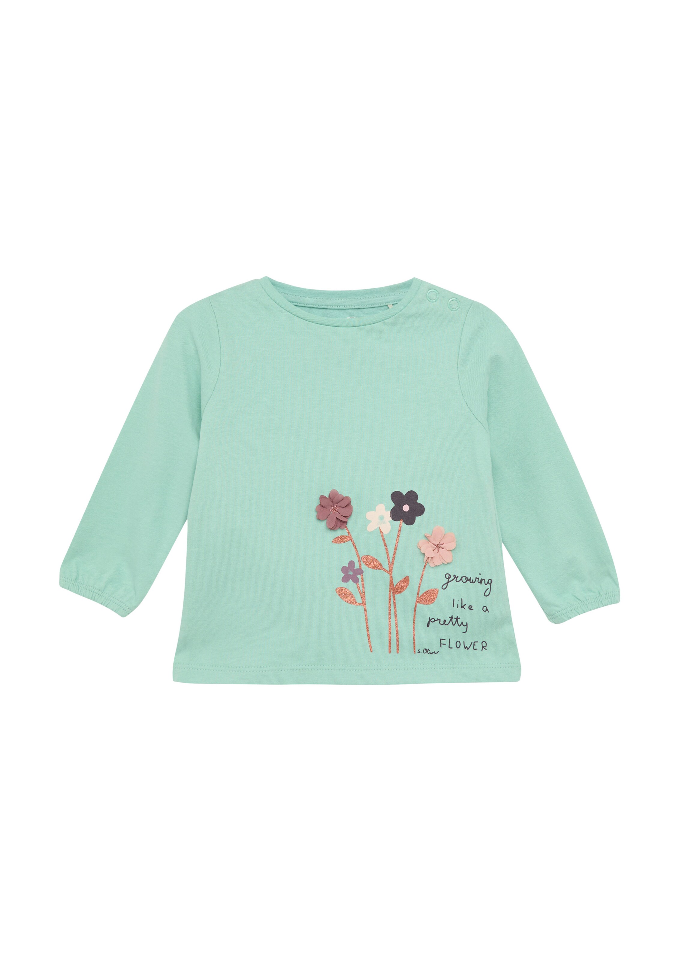 

s.Oliver Лонгслив в бирюзовом цвете