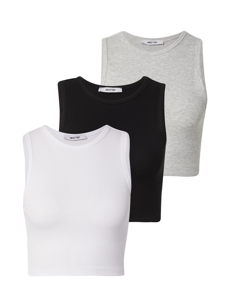 

Топ ABOUT YOU Dinah, mottled grey/Black/White