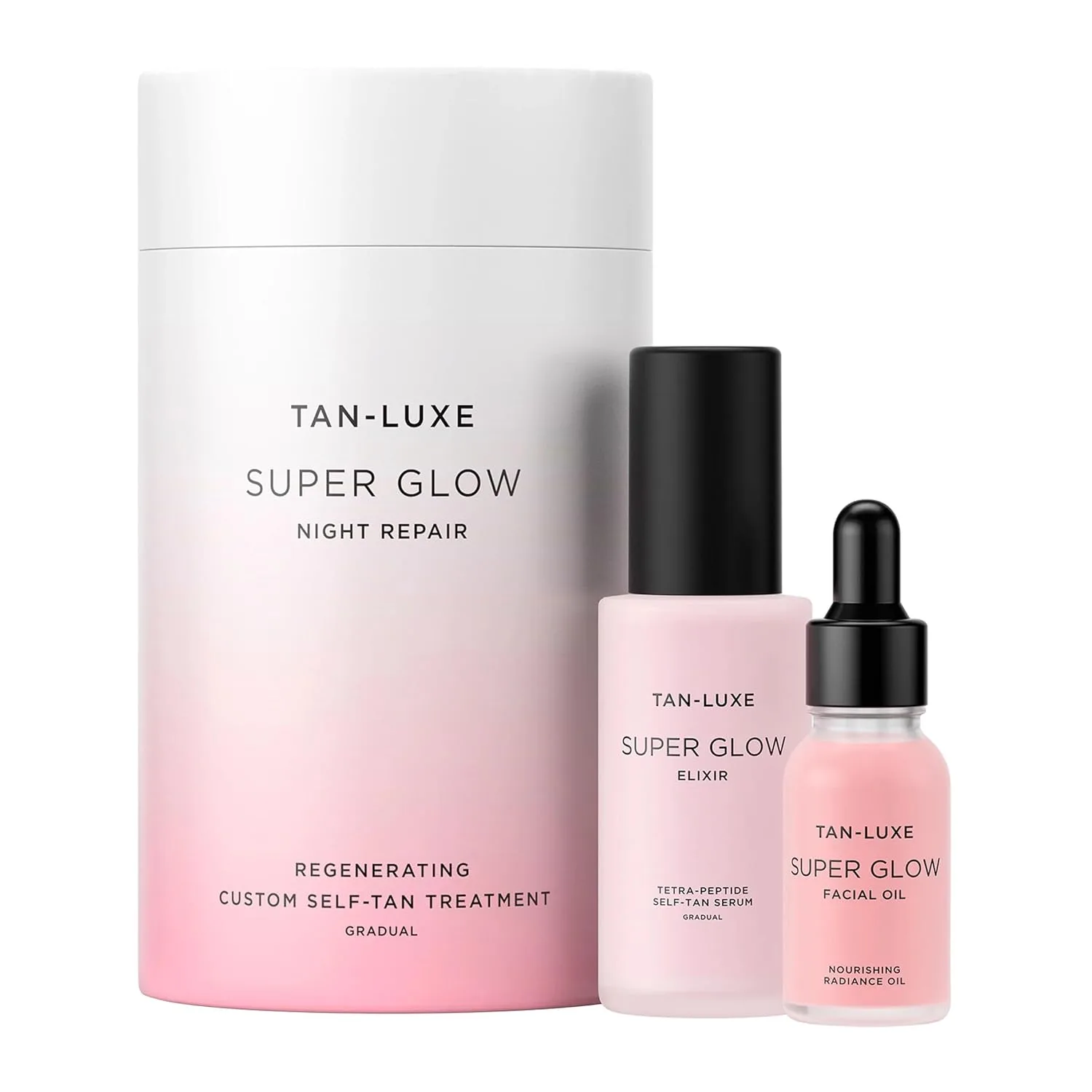 TAN-LUXE Super Glow Night Repair - Восстанавливающее средство для постепенного автозагара, 150 мл - Не тестируется на животных и не содержит токсинов.