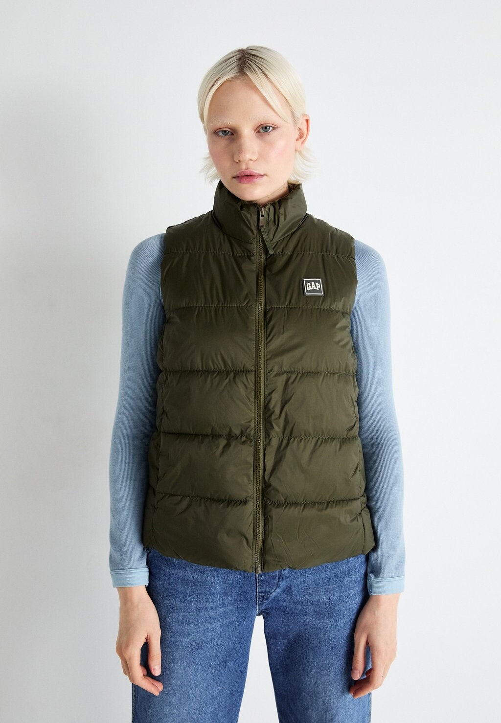 

Жилет LOGO PUFFER VEST GAP, оливковый