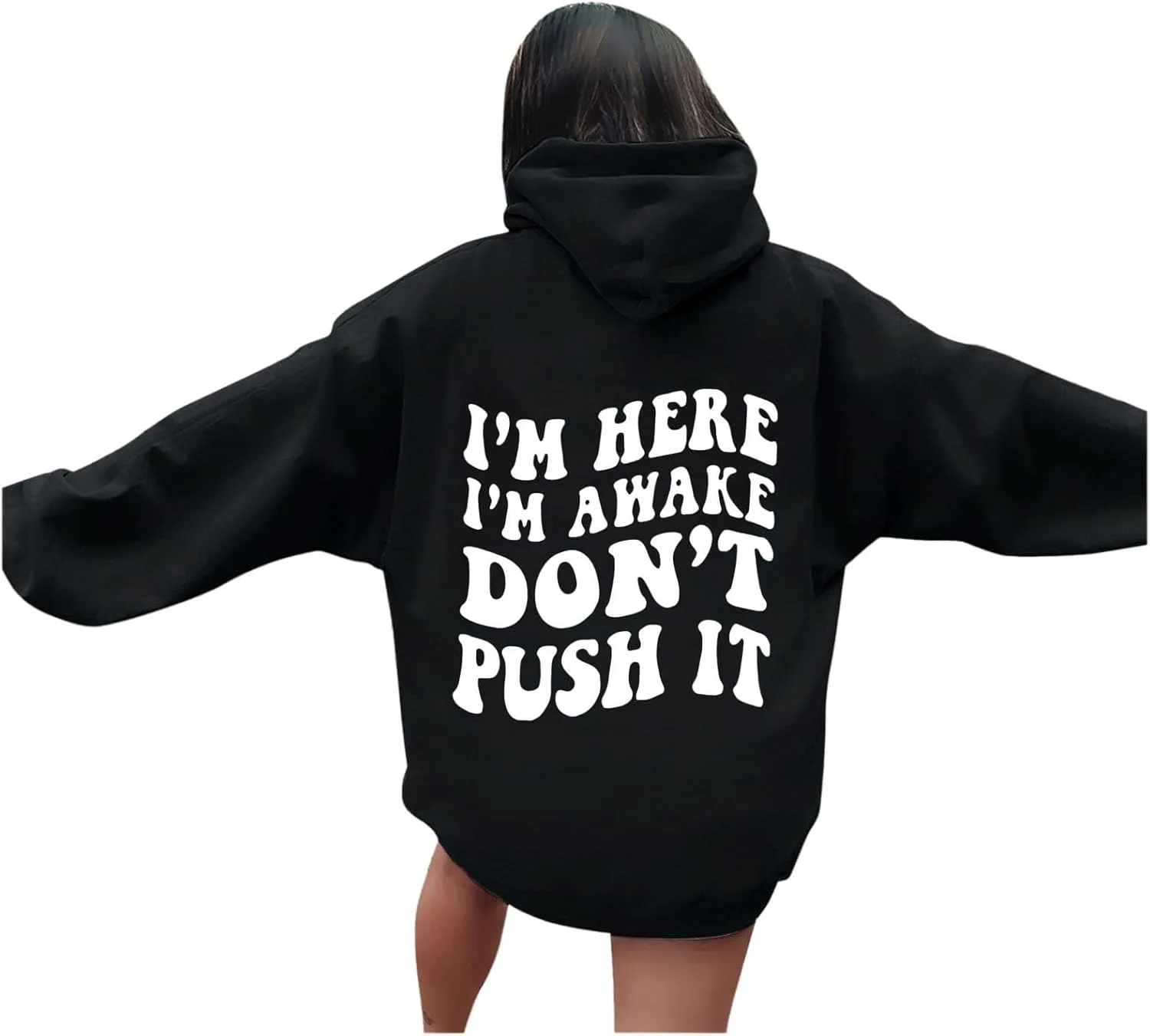 Худи для женщин Jesus Oversized с принтом