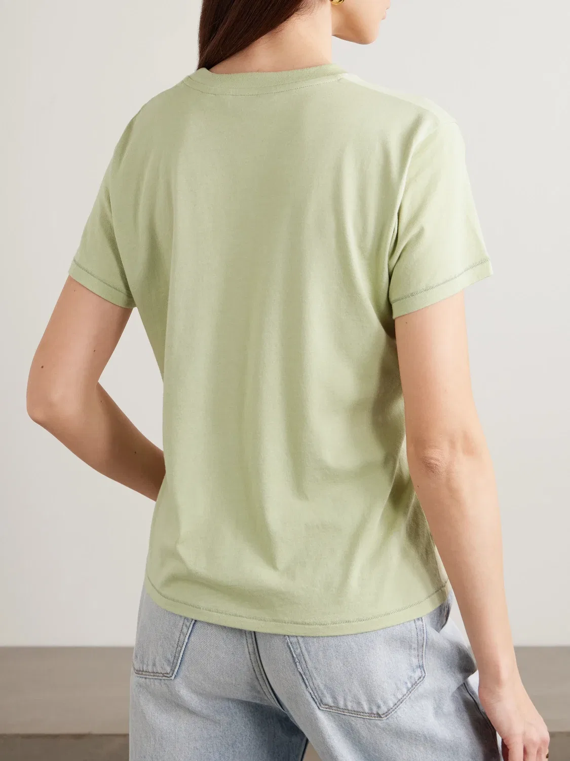 Футболка The Pocket Tee из хлопково-модального джерси JAMIE HALLER, бирюзовый — фото 3