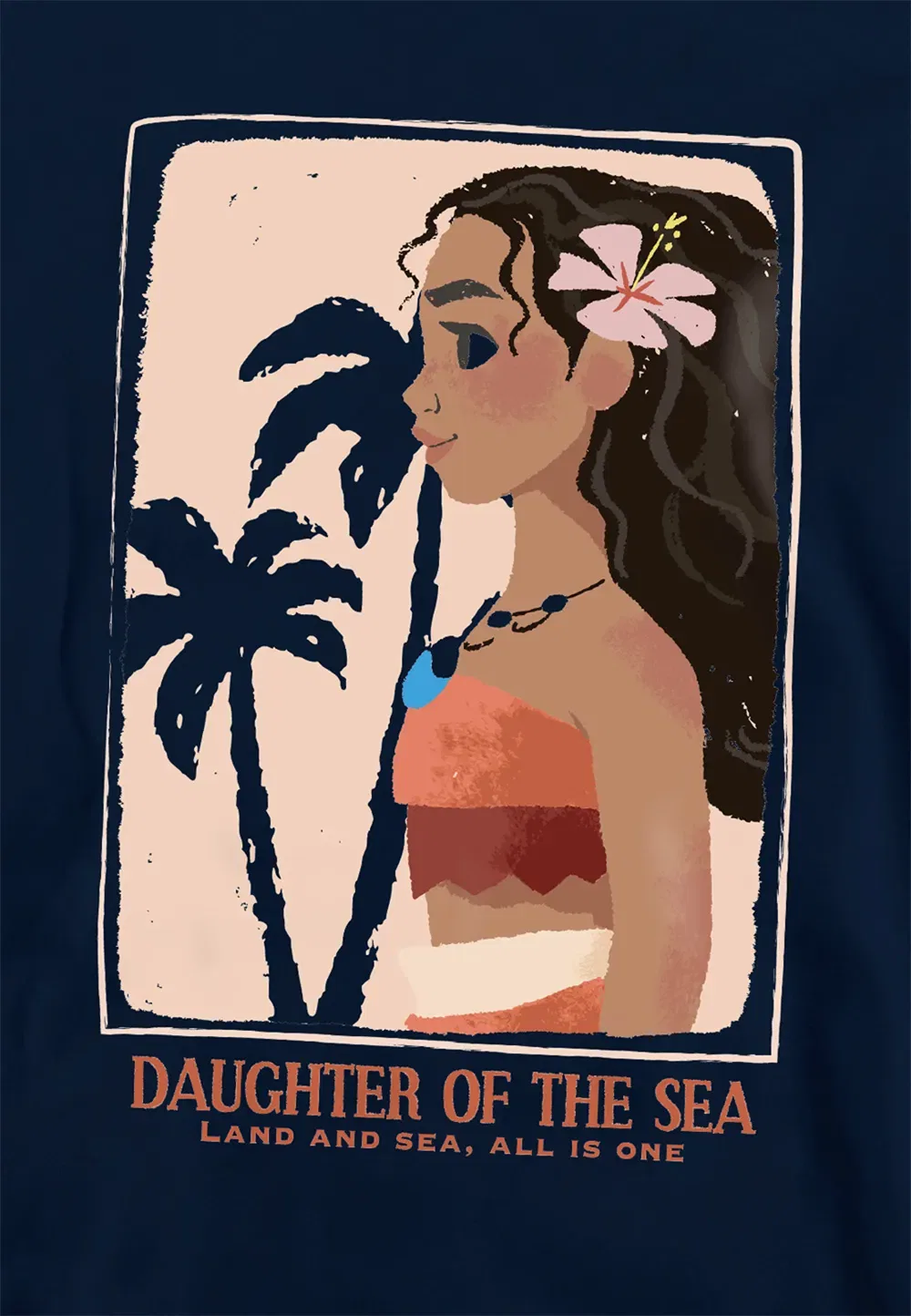 Детский худи Disney Daughter Of The Sea, темно-синий — фото 2