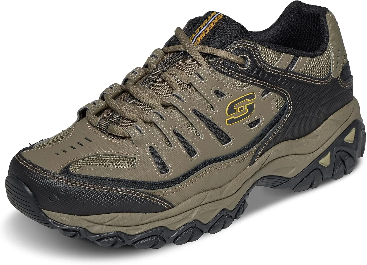 Мужские кроссовки Skechers Sport Afterburn Memory Foam Lace, черный