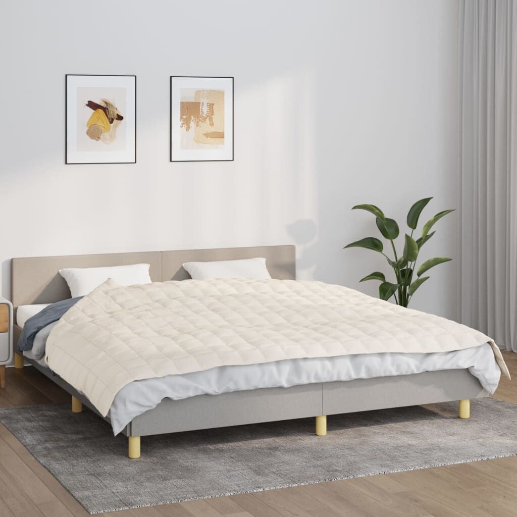 

Одеяло утяжеленное The Living Store светло-кремовое 155х220 см, ткань 7 кг., бежевый