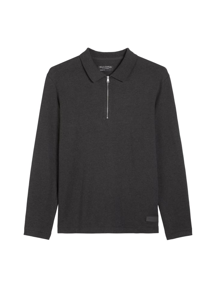 

Marc O'Polo Футболка с длинным рукавом DFC, стандартного размера, темно-серый меланж