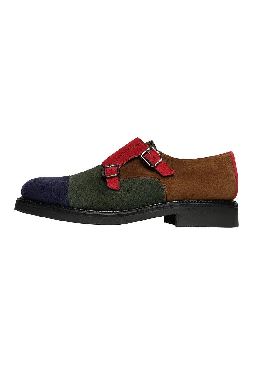 

Тапочки Henry Stevens "Barkley CDM business Shoes", мужские кожаные тапочки ручной работы, костюмные туфли, красный