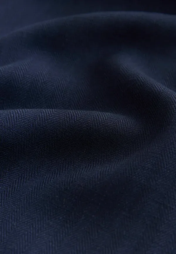 Брюки Next, Regular fit scarf belt wide leg, цвет темно-синий — фото 4