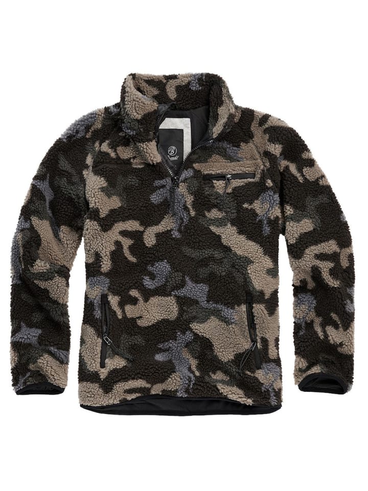 

Флисовая куртка/флисовый свитер Teddy Fleece Troyer в камуфляжной расцветке Brandit