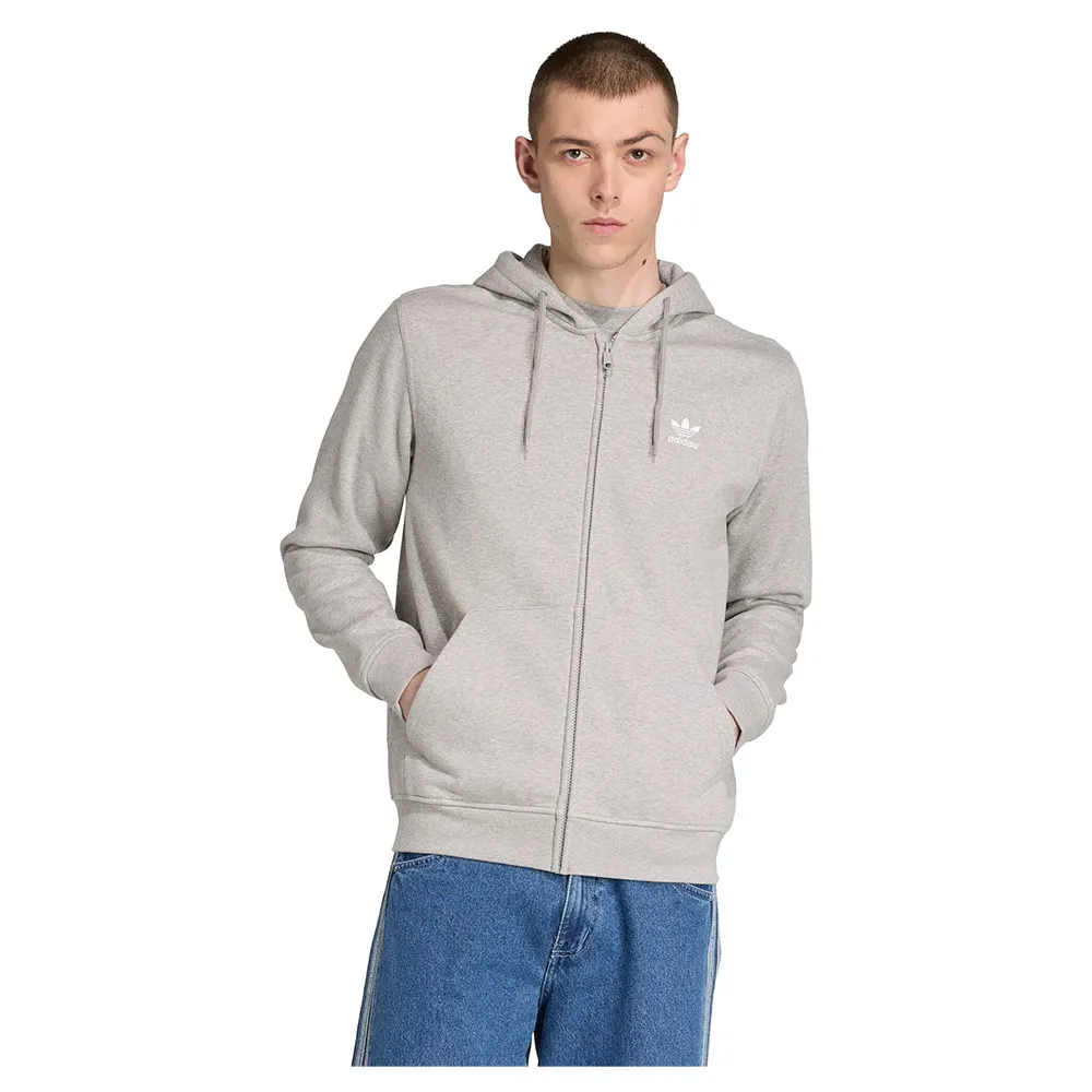 

Толстовка adidas Originals Trefoil Essentials full zip, серый