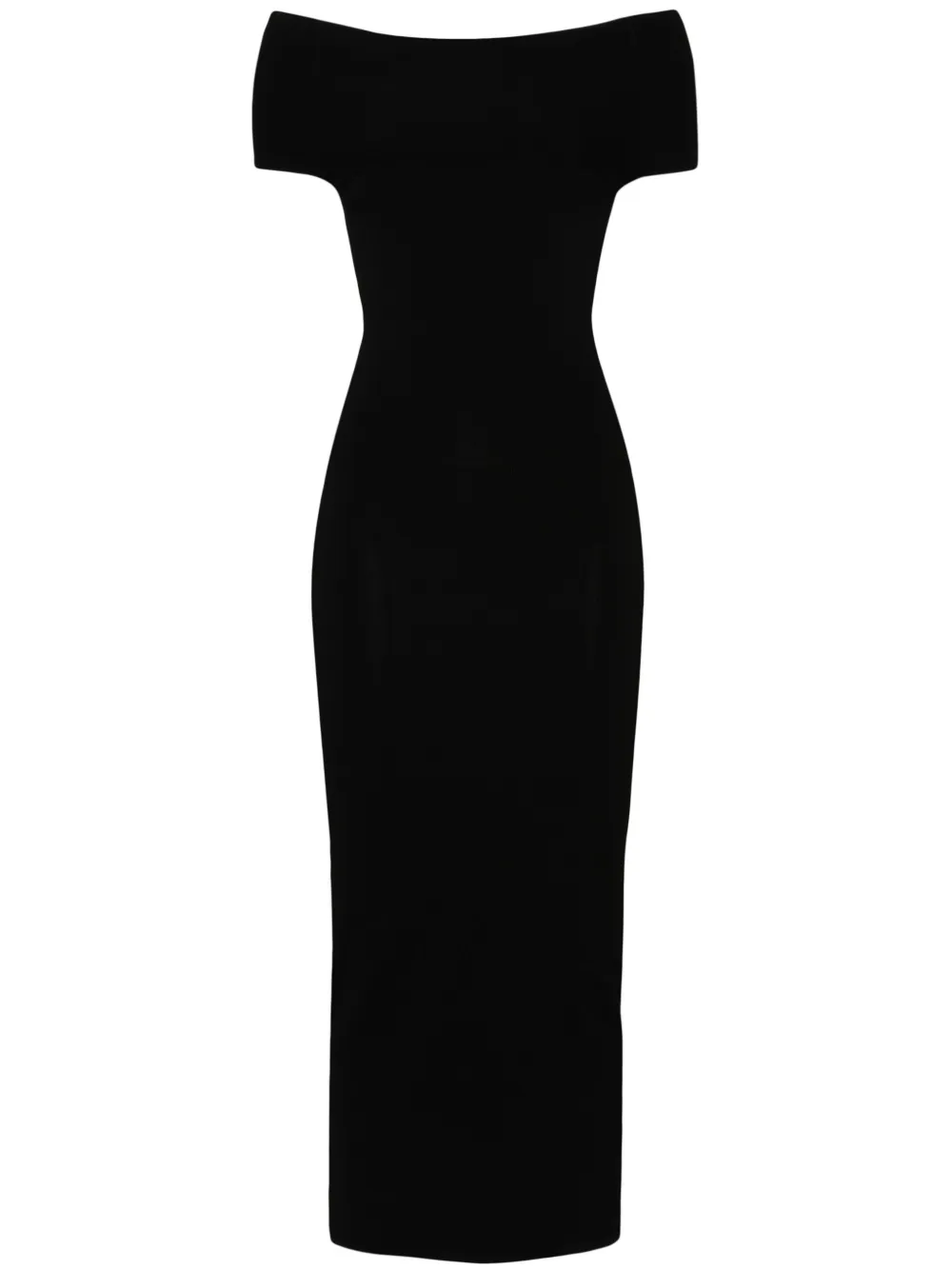 

Платье макси тонкой вязки TOTEME, черный