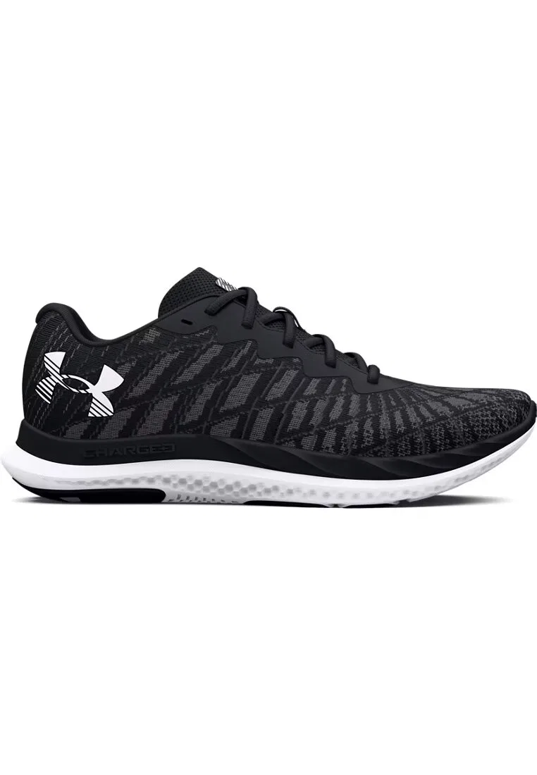 Кроссовки, легкие и дышащие, Charged Breeze 2, Under Armour, белый/черный/серый