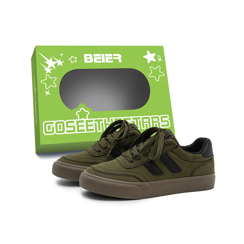 

Легкие дышащие низкие кроссовки Balance для скейтбординга для мужчин BEIER, Army Green