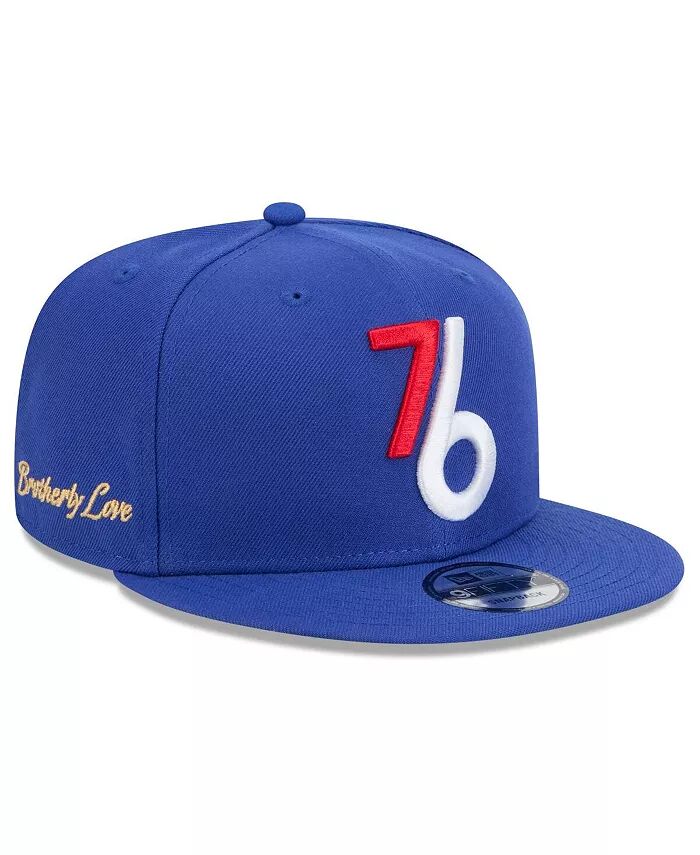 

Мужская бейсболка Royal Philadelphia 76ers 2024/25 City Edition Alternate 9FIFTY Snapback New Era