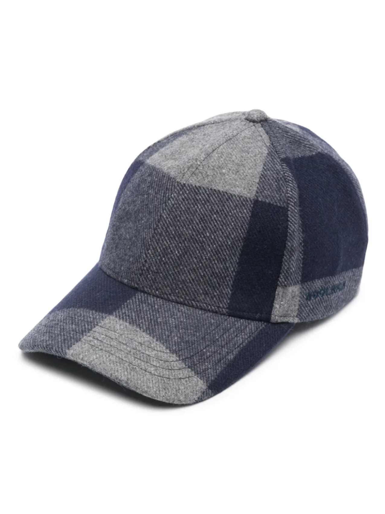 

Бейсболка с узором Buffalo Check Woolrich, синий