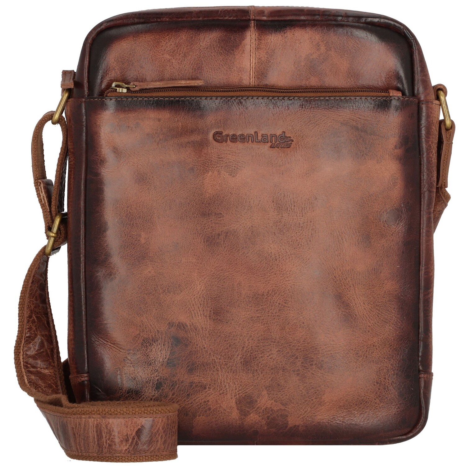 

Сумка через плечо Greenland Nature Mascu & Line Leder 27 см, коричневый