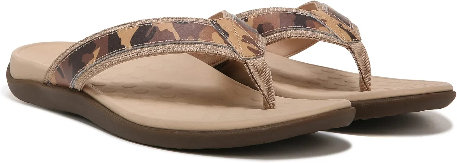 Мужские кожаные текстильные сандалии Vionic Tide 544MTIDE, 2-Camouflage Leather