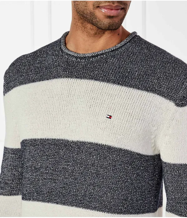 Свитер Роллино Regular fit Tommy Hilfiger, синий — фото 4