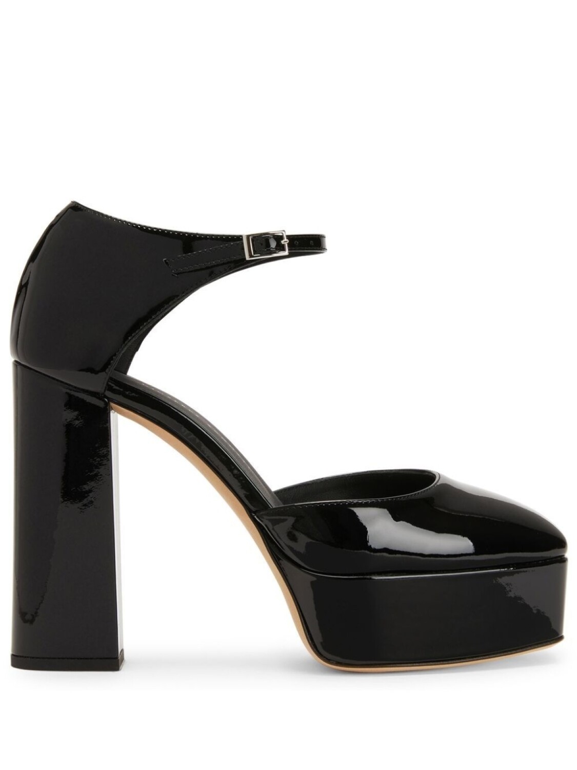 

Giuseppe Zanotti лакированные туфли Bebe на платформе, черный