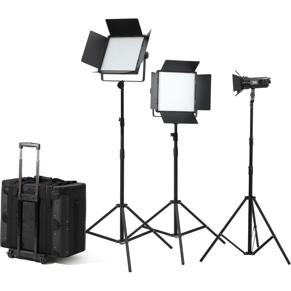 

Комплект Godox LED1000Bi II / S30 из 3 светодиодов со стойками