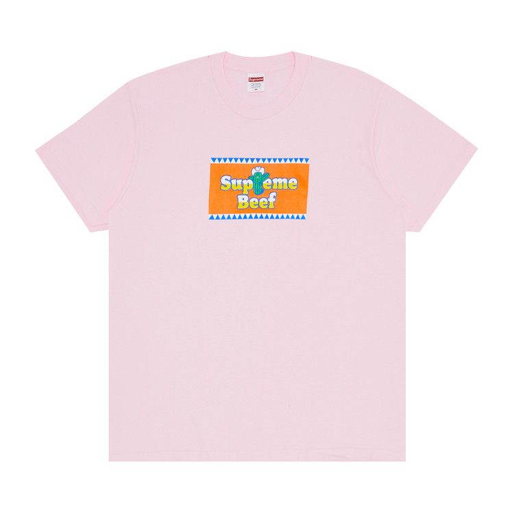 

Футболка Supreme Beef Tee, Light Pink