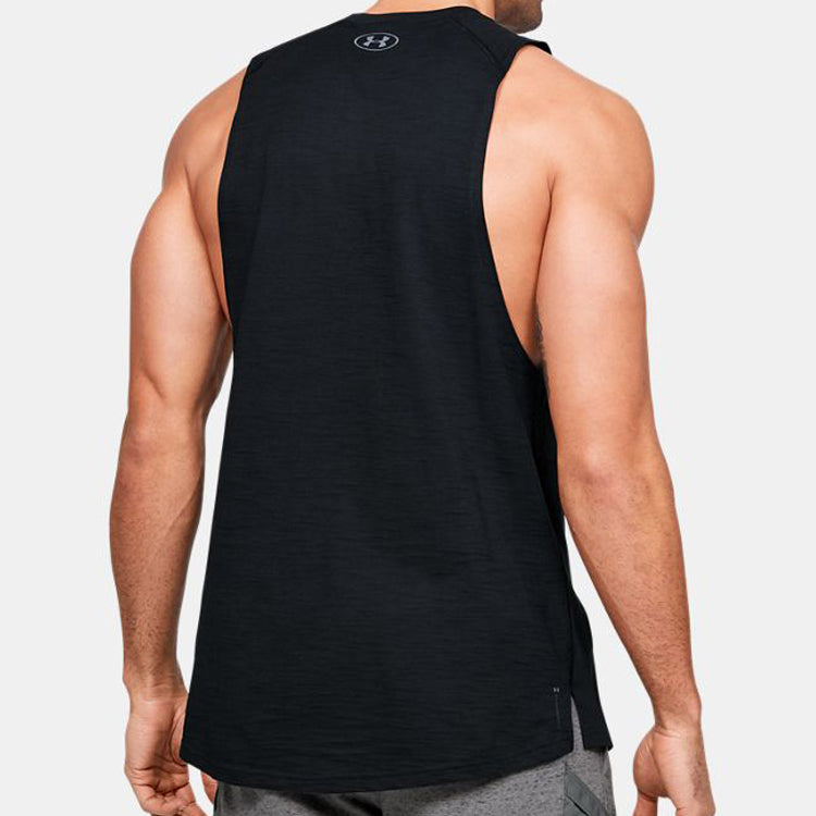 

Спортивный топ Under Armour Project Rock Charged Cotton Tank 'Black' 1351523-001, черный