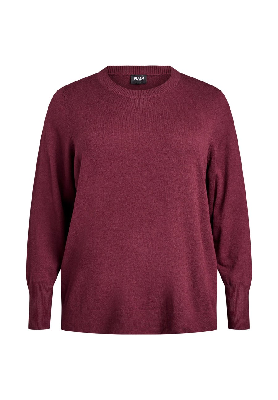 

Джемпер Zizzi Jumper, Port Royal Melange/Mottled Bordeaux