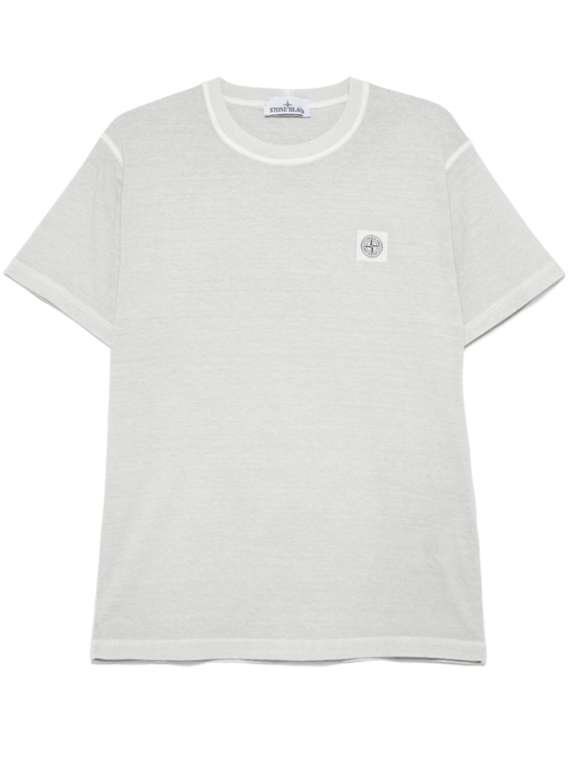 

Stone Island футболка с нашивкой Compass, серый