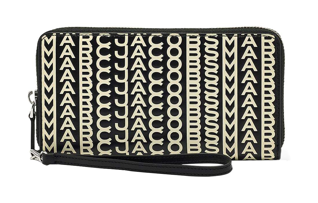 

MARC JACOBS Женский бумажник из овчины чёрно-белый