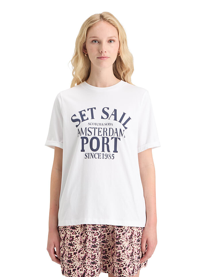 

Футболка Scotch & Soda, белый