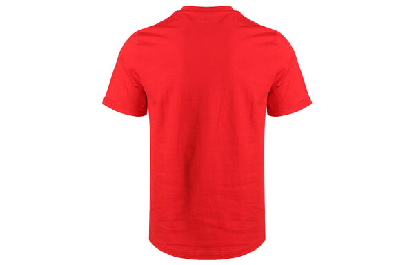 Футболка adidas neo x Crossover M Cny Ww Tee Sports Cartoon Printing Pattern Round Neck Short Sleeve Red, красный — фото 2