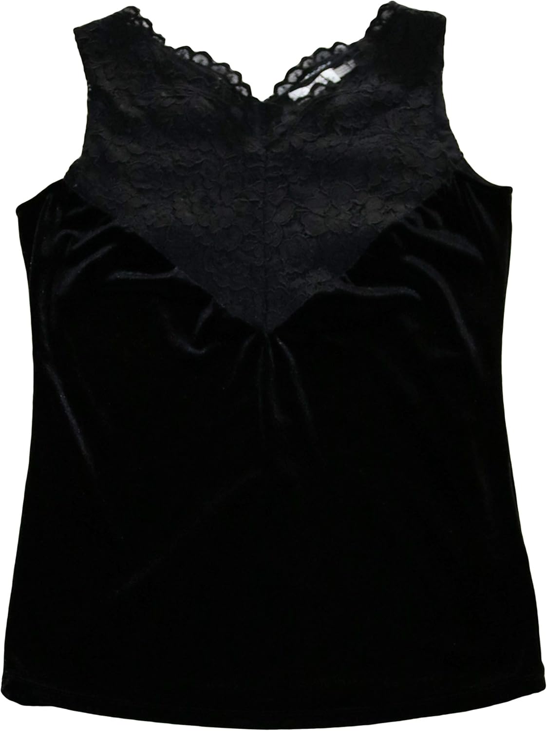 

Женская майка-комбинация Calvin Klein из эластичного бархата, Black