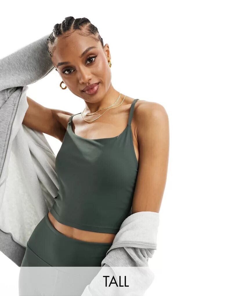 

Темно-зеленая супермягкая удлиненная кофта Urban Threads