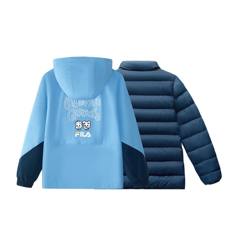 FILA KIDS Пуховик 2-предметный комплект indigo water blue для подростков — фото 3
