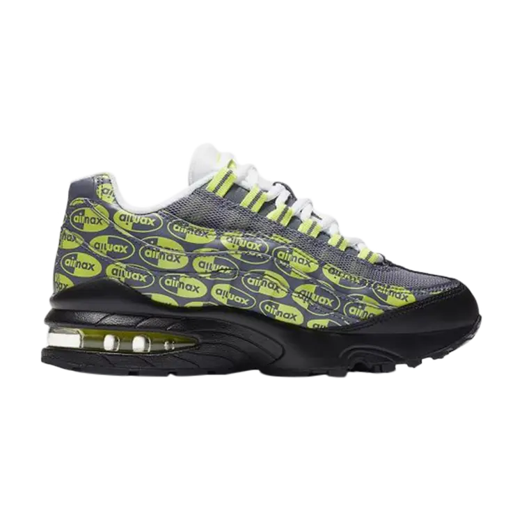 

Кроссовки Nike Air Max 95 SE GS 'Logos', черный