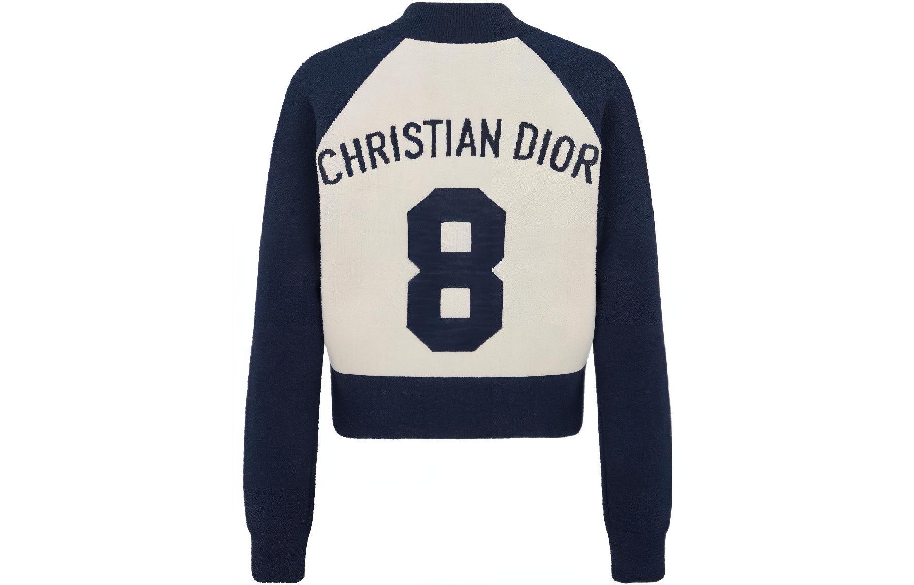 Куртки и пальто женские DIOR, синий/белый/мультиколор — фото 4