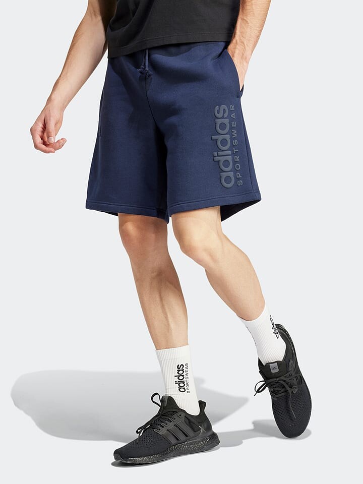 

Шорты adidas, темно-синий