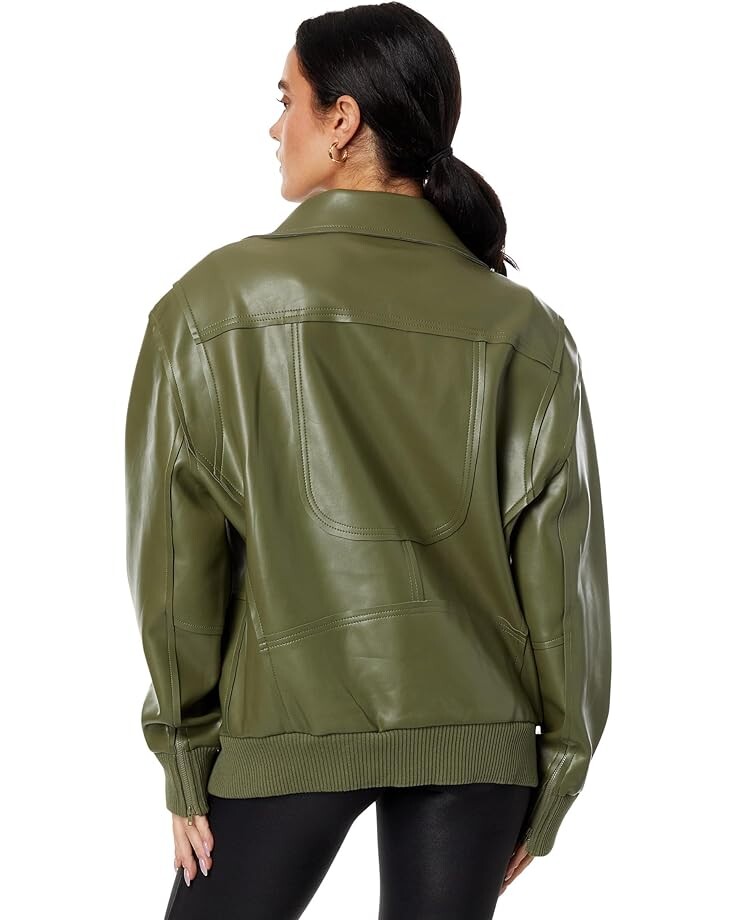 

Куртка Norma Kamali Oversized Moto Jacket, цвет Military