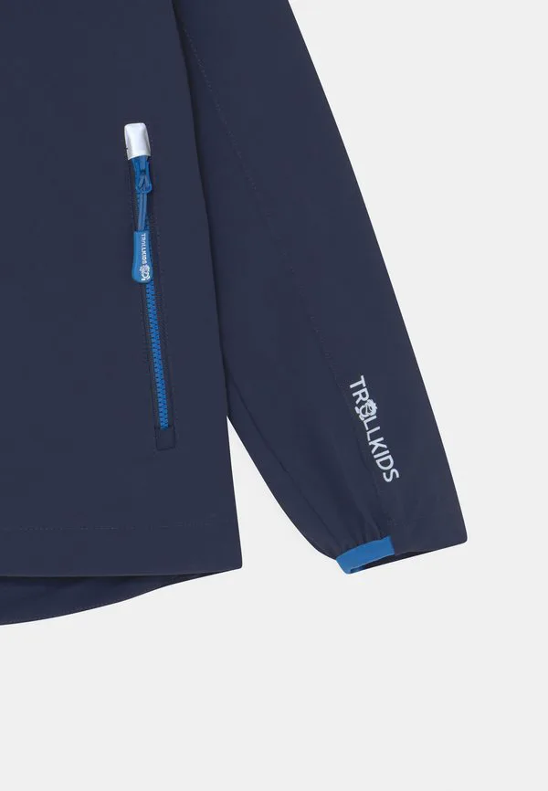 Детская уличная куртка унисекс kvalvika Trollkids, Navy/White/Medium Blue — фото 3