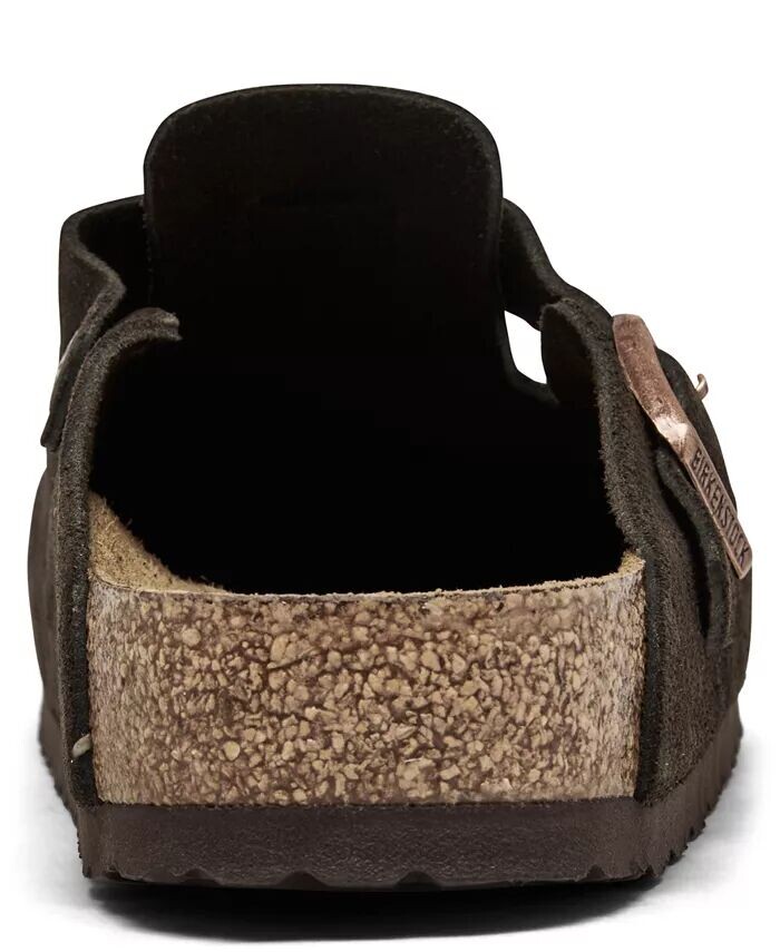 Мужские замшевые кожаные сабо Boston Soft Footbed от Finish Line Birkenstock, коричневый — фото 3